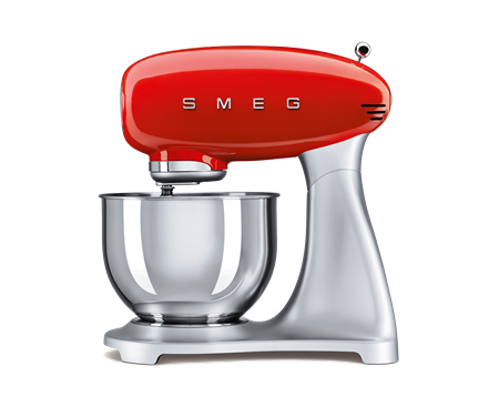 מיקסר עומד בצבע אדום גוף נירוסטה מסדרת 50's Retro Style,מבית SMEG דגם SMF01RDEU