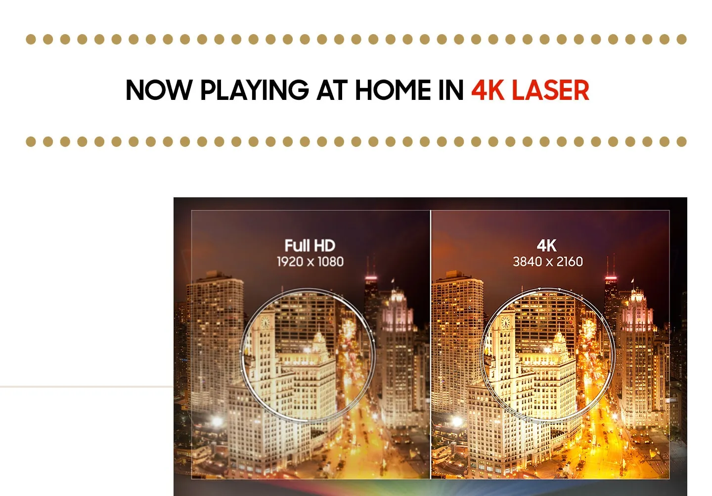מקרן לייזר חכם באיכות 4K עד 120" עם מערכת סאונד מובנית תוצרת Samsung דגם sp-lsp7t The Premiere