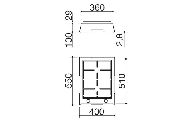 Dimensions THALAS 1PTF2