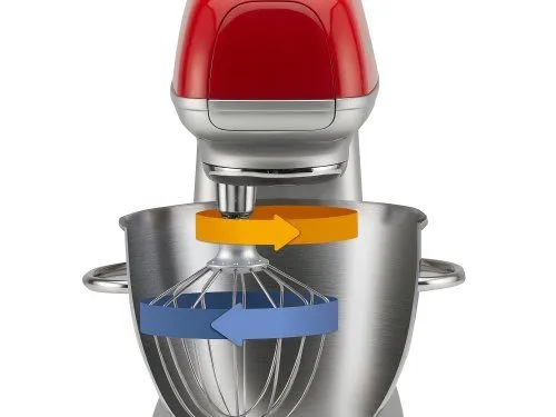 מיקסר משולב 4.5 ליטר 1000W סדרת הרטרו גימור אדום תוצרת Gorenje דגם MMC1000RLR
