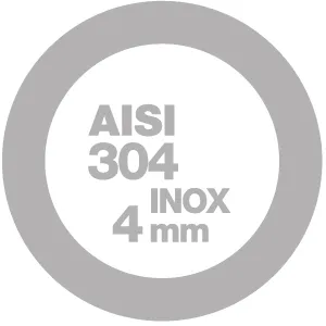 4mm AISI 304 stainless steel