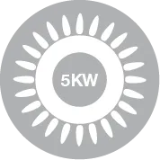 כיריים גז 36 ס"מ מבער ווק בודד 5 KW נירוסטה 304 סדרת B_FREE תוצרת Barazza דגם 1PBF1
