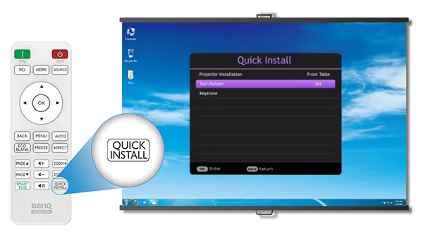 מקרן קולנוע Benq ANSI 3600 HD דגם MX550