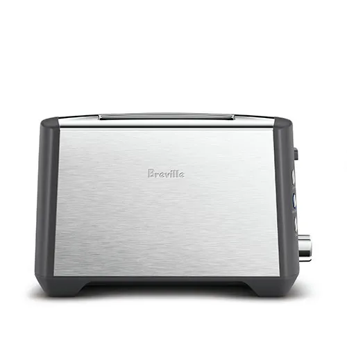 the Bit More™ Plus 2 Slice Toaster In Brushed Stainless Steel slot design