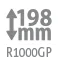 • Minimum height for technical ceiling 198 mm.