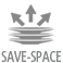 • More space in cupboard (Save-space)