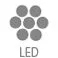 • LED Light strips (4/7W).