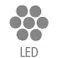 • LED strip (5W - 2700K).