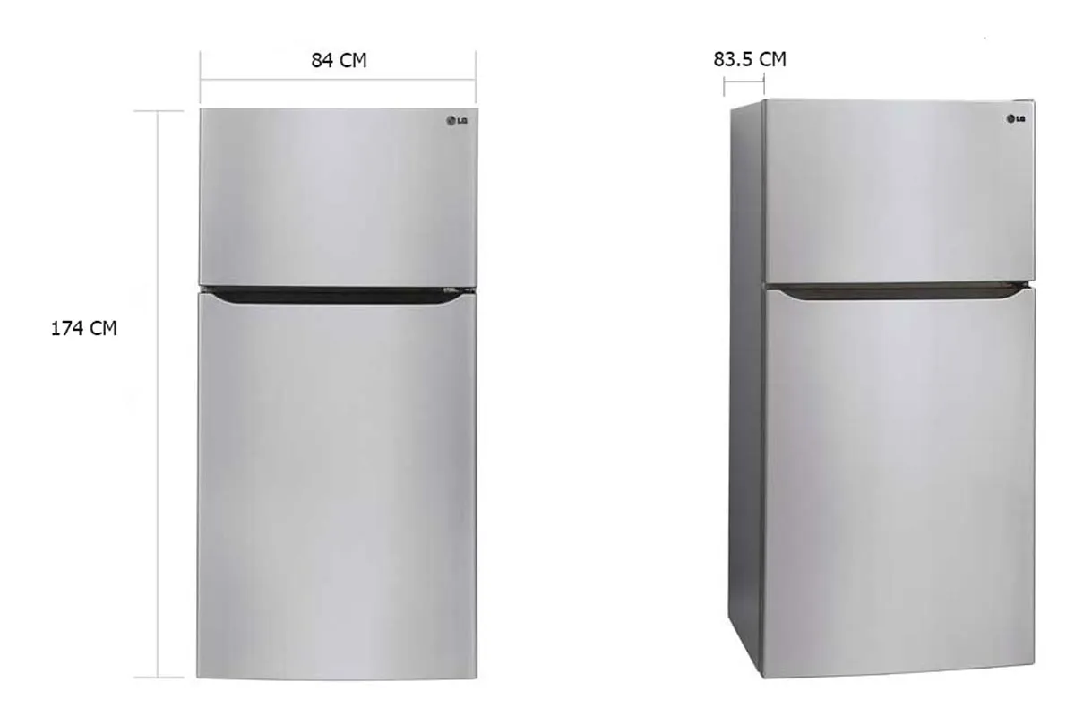 מקרר מקפיא עליון בנפח 667 ליטר מבית LG דגם GM-U700RSC