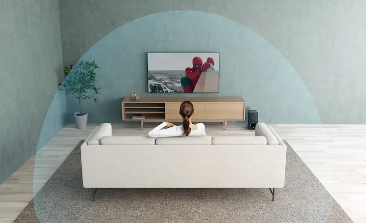Sound flows around you with Dolby Atmos™