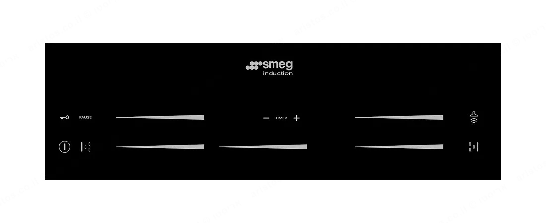 SMEG כיריים אינדוקציה 90 ס"מ זכוכית שחורה תוצרת SMEG דגם SI2M7953D — תמונה 3