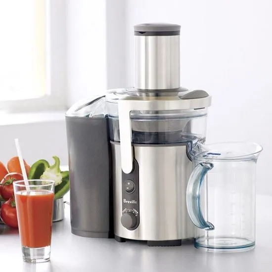 Breville מסחטת מיצים 5 מהירויות 1300W הפעלה פתח הזנה רחב 84 ס"מ מבית BEVILLE דגם BJE500 — תמונה 2