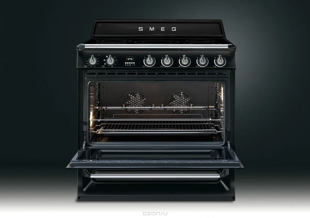 SMEG תנור משולב כיריים אינדוקציה 90 ס"מ נירוסטה תוצרת SMEG דגם C92IPX8 — תמונה 3