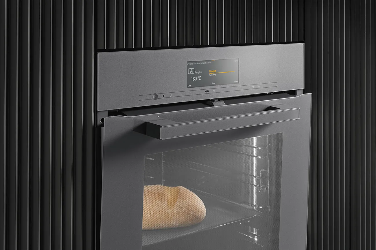 תנור אידוי קומבי סטימר משולב אפייה 60 ס"מ Sous-vide DualSteam תוצרת Miele דגם DGC 7860 Graphite Grey