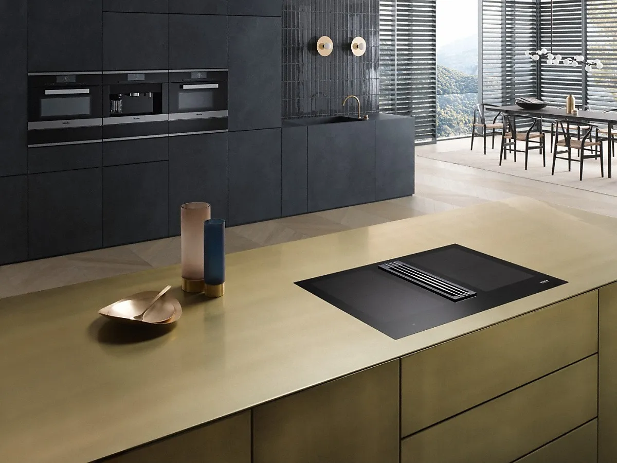 Miele כיריים אינדוקציה 80 ס"מ בשילוב קולט אדים בנוי תוצרת Miele דגם KMDA 7774 FL — תמונה 2