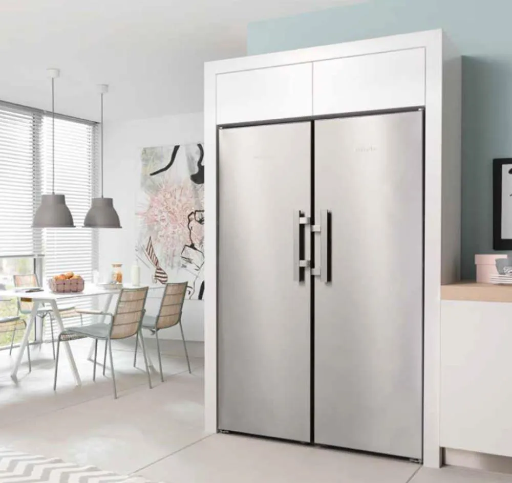 Miele מקרר Miele SBS נירוסטה קו ארונות דגם: K 28202 D+ FN 28262 — תמונה 2