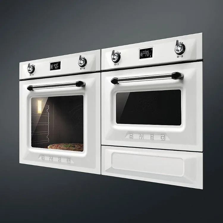 SMEG תנור טורבו אקטיבי בנוי 60 ס"מ, לבן מסדרת Victoria תוצרת SMEG דגם SF6903B — תמונה 2