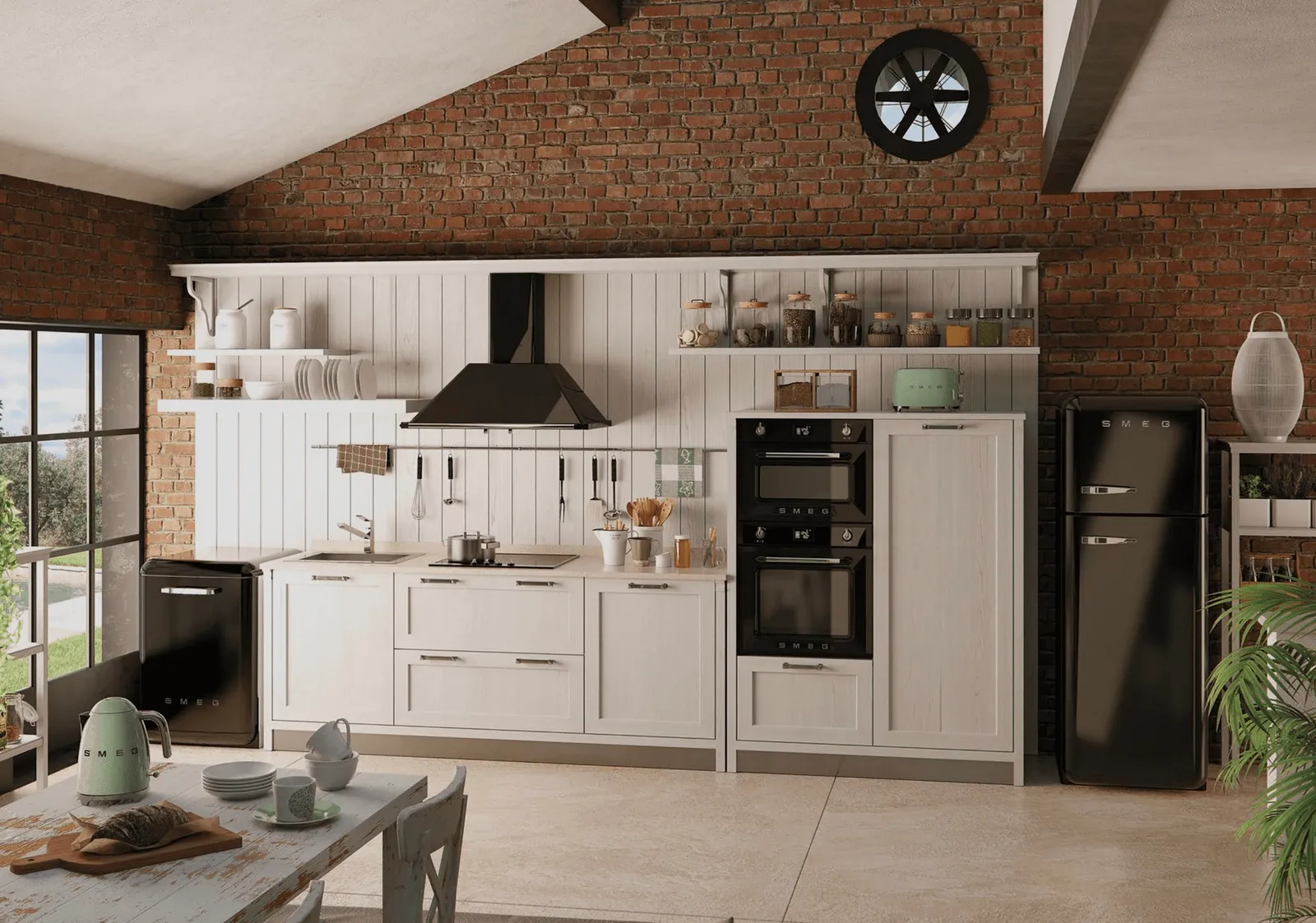 SMEG תנור פיצה מקצועי בנוי 60 ס"מ שחור מסדרת Victoria תוצרת SMEG דגם SF6922NPZE1 — תמונה 4