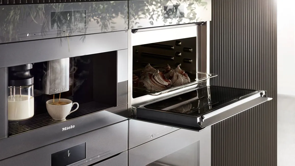 Miele תנור שף משולב מיקרו 45 ס"מ ArtLine Touch2Open M-Touch תוצרת Miele דגם H 7840 BMX grey — תמונה 5