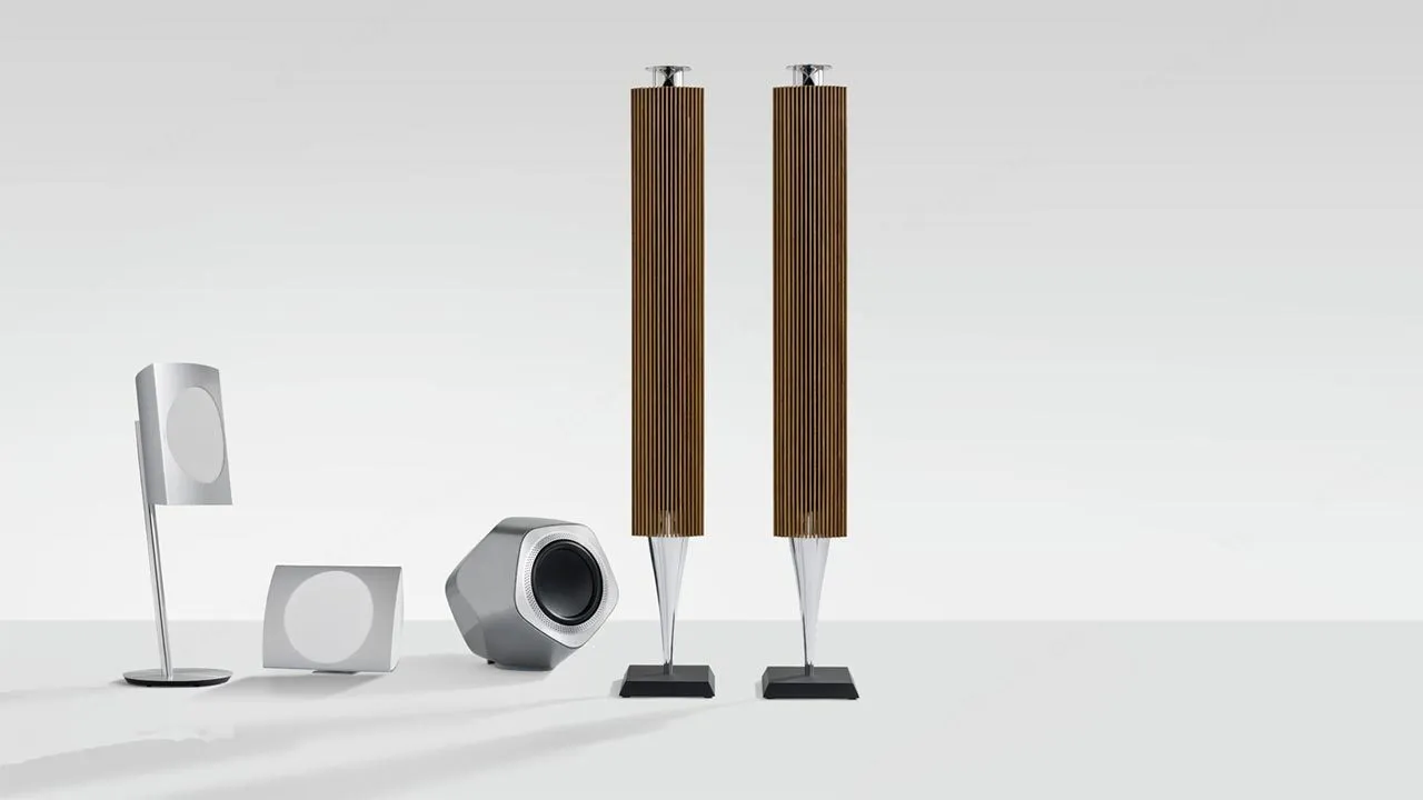 bang & olufsen רמקול אלחוטי מעוצב עם מגוון אפשרויות העמדה בצבע לבן מבית Bang & Olufsen דגם Beolab 17 White — תמונה 7