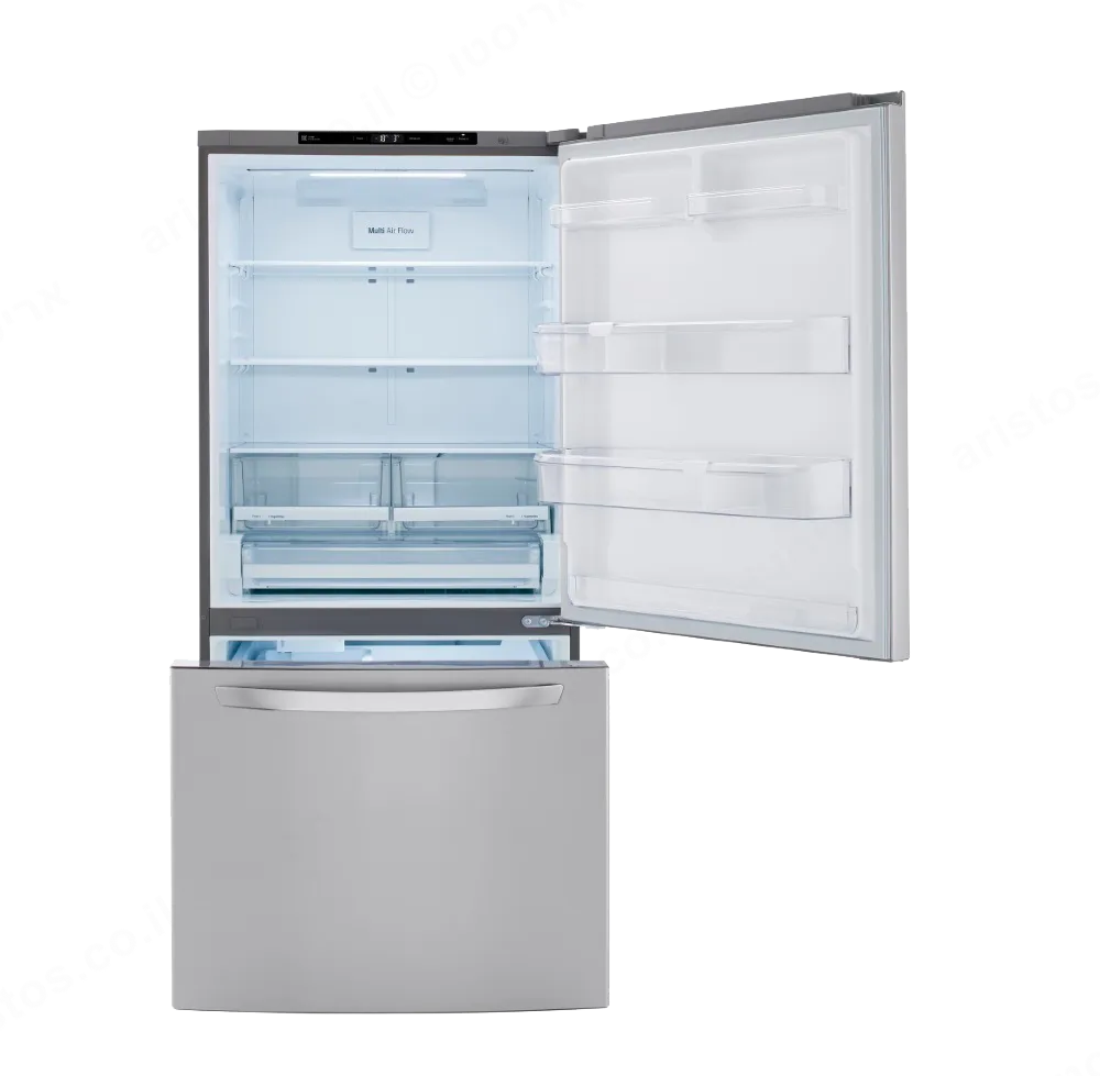 LG מקרר מקפיא תחתון 714 ליטר מדחס אינוורטר נירוסטה מוברשת מבית LG דגם GM-859RSC — תמונה 2