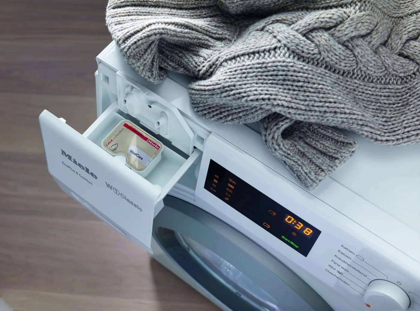 Miele מכונת כביסה פתח חזית 8 ק"ג QuickPowerWash תוצרת Miele דגם WSD 323 WCS — תמונה 6