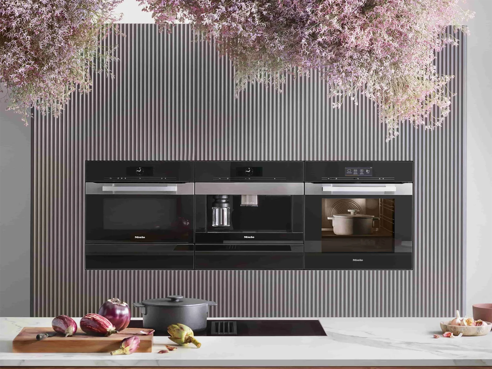 Miele תנור שף משולב מיקרו 45 ס"מ PureLine M-Touch תוצרת Miele דגם H 7840 BM clst — תמונה 2