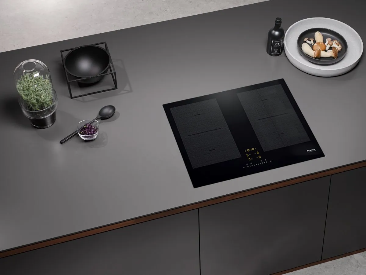 Miele כיריים אינדוקציה אזור גמיש כפול 62 ס"מ התקנה שטוחה תוצרת Miele דגם KM 7465 FL — תמונה 5