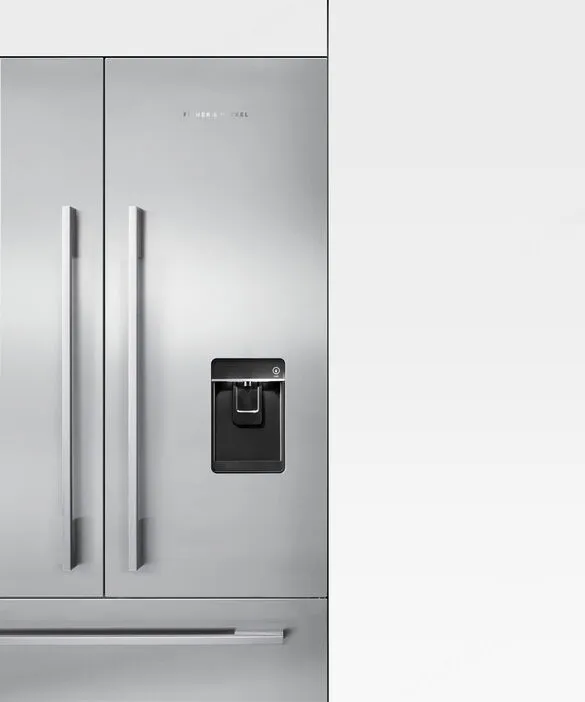 Fisher & Paykel מקרר אינטגרלי מקפיא תחתון 3 דלתות 90 ס"מ סדרה 7 יצרן מים וקרח פאנל נירוסטה תוצרת FISHER&PAYKEL דגם RS90AU3 — תמונה 6