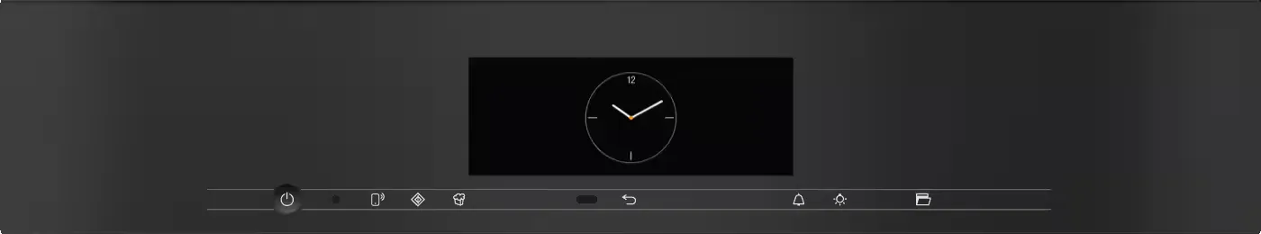 Miele תנור שף משולב מיקרו 45 ס"מ ArtLine Touch2Open M-Touch תוצרת Miele דגם H 7840 BMX Obsidian black matt — תמונה 2