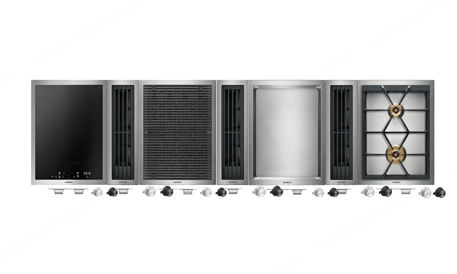 GAGGENAU קולט אדים אינטגרלי בשיש 15 ס"מ נירוסטה 3 מ"מ מתג קדמי סדרה 400 תוצרת GAGGENAU דגם VL414115 — תמונה 13