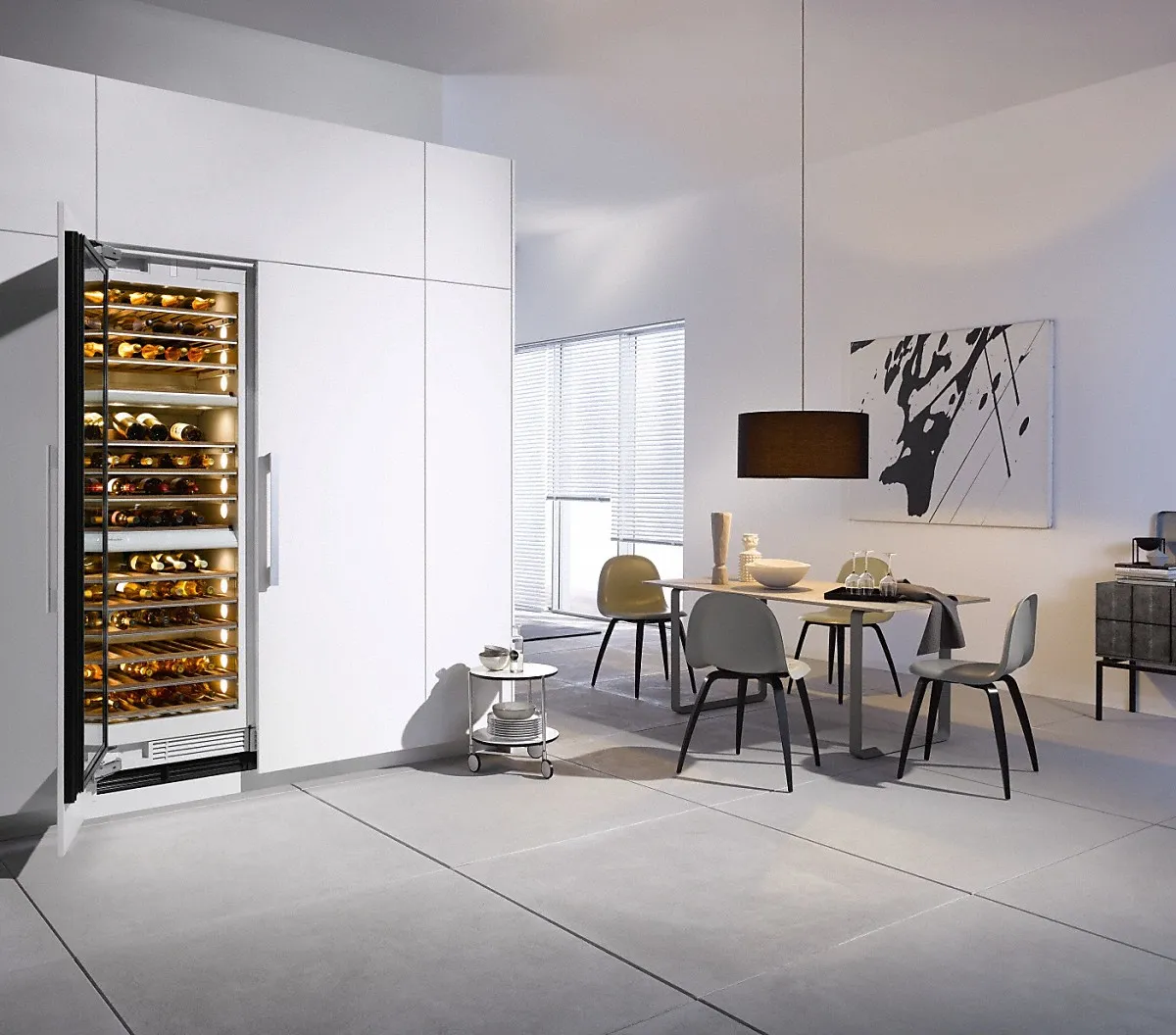 Miele מקרר יין אינטגרלי 60 ס"מ דלת Push2open סדרת MasterCool תוצרת Miele דגם KWT 2611 Vi — תמונה 9