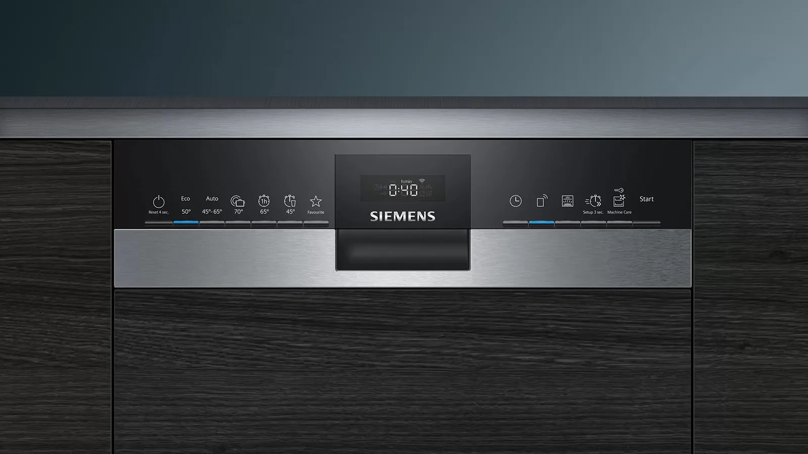 Siemens מדיח כלים חצי אינטגרלי צר 45 ס"מ תוצרת Siemens דגם SR53HS24KE — תמונה 2