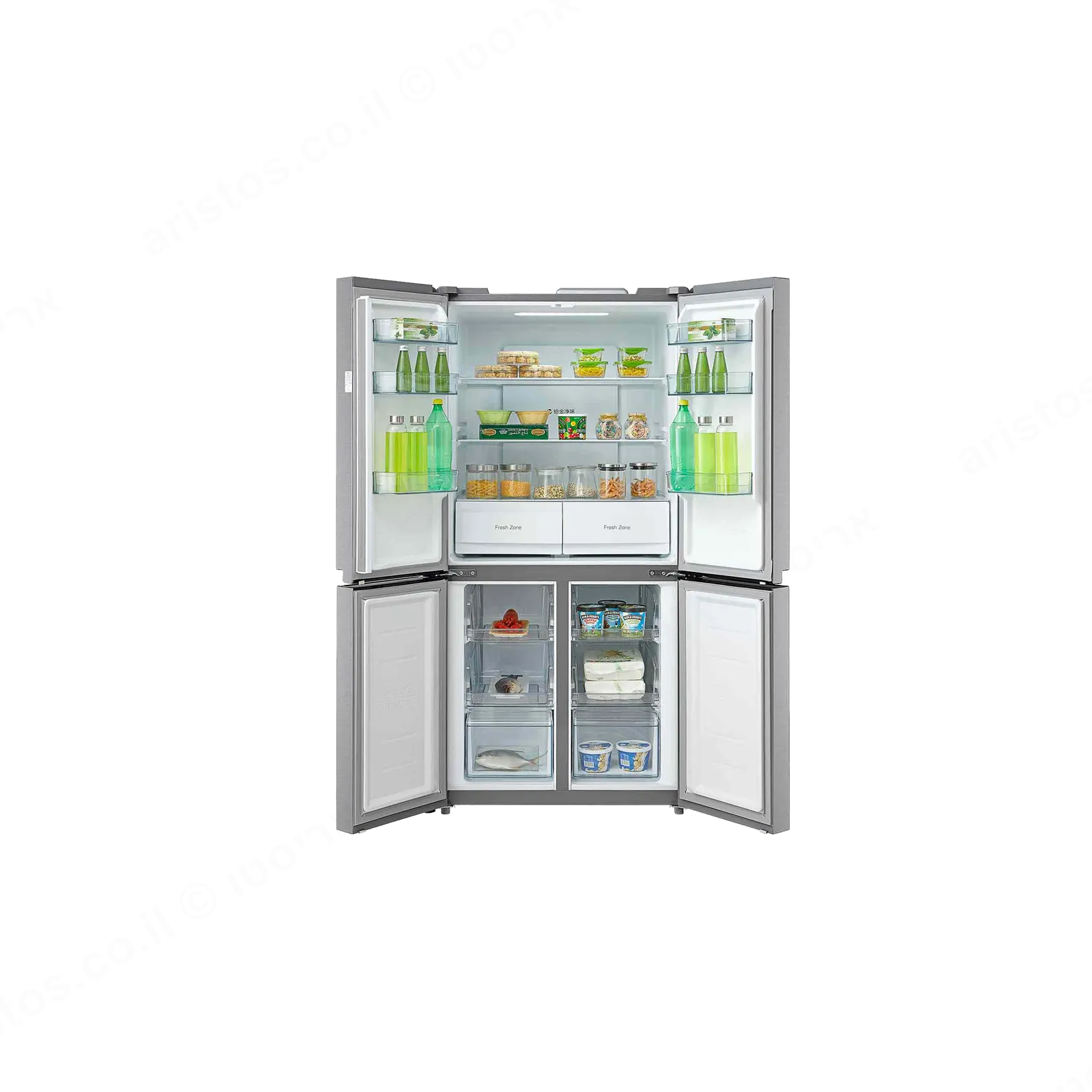Teka מקרר 4 דלתות 84 ס"מ זכוכית שחורה NOFROST מנוע אינוורטר תוצרת TEKA דגם RMF-75820 GBK — תמונה 2