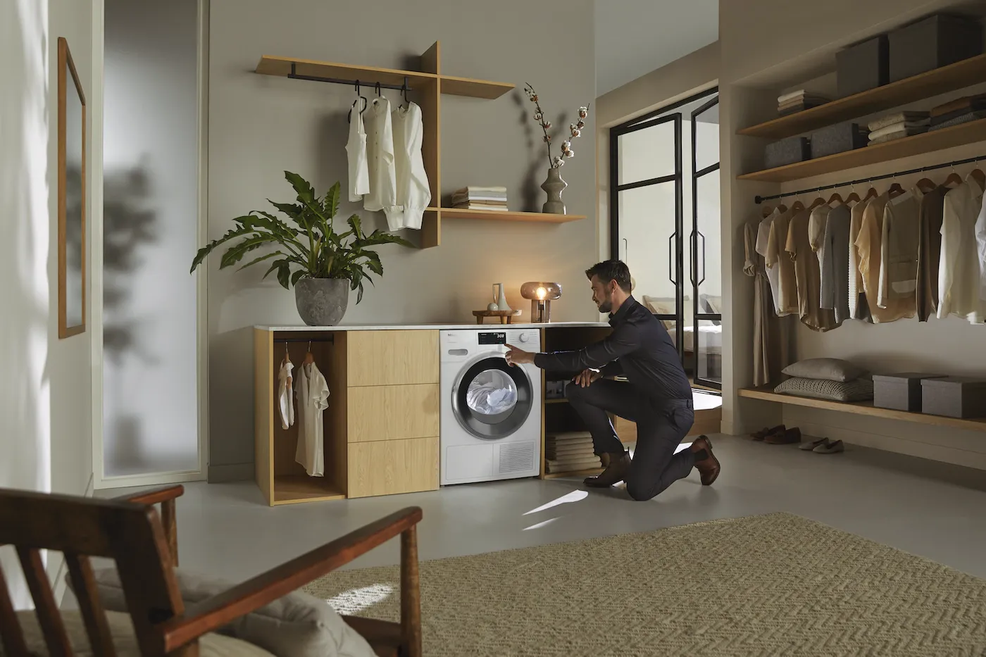 Miele מייבש כביסה 9 ק"ג קונדנסור עם משאבת חום וייבוש באדים MIELE דגם TWH 780 WP — תמונה 14