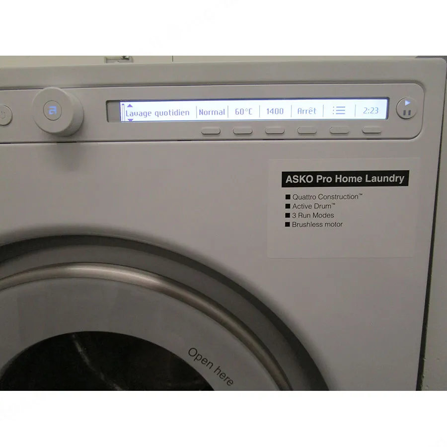 ASKO מכונת כביסה 8 ק"ג 1400 סל"ד מערכת DOSE ASSIST תוצרת ASKO דגם W2084B.W — תמונה 5