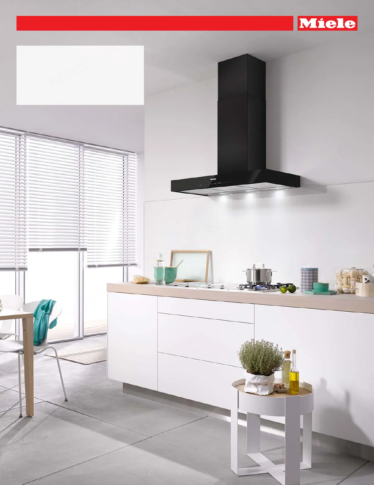 Miele קולט אדים ארובה צמוד קיר 90 ס"מ שחור תוצרת Miele דגם DA6698 W black — תמונה 2