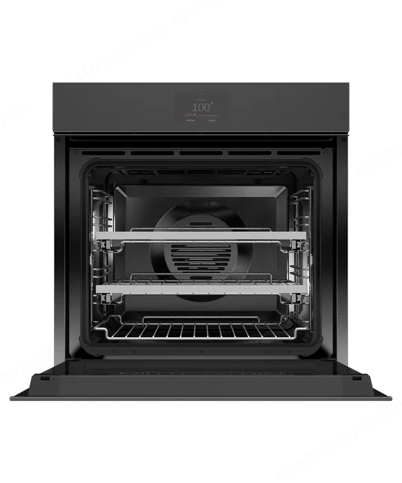 Fisher & Paykel תנוי בנוי 60 ס"מ משולב סטימר לאידוי פתיחה וסגירה חשמלית צג TFT גימור שחור סדרה 11 תוצרת FISHER&PAYKEL דגם OS60SMTNB1 — תמונה 2