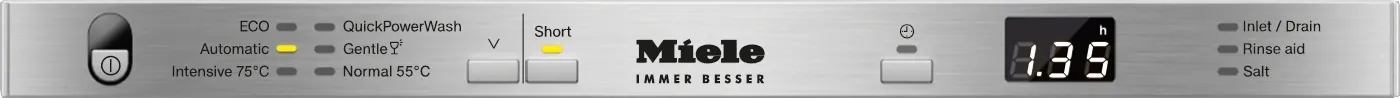 Miele מדיח כלים צר אינטגרלי מלא 45 ס"מ פתיחה אוטומטית תוצרת Miele דגם G 5690 SCVI — תמונה 5
