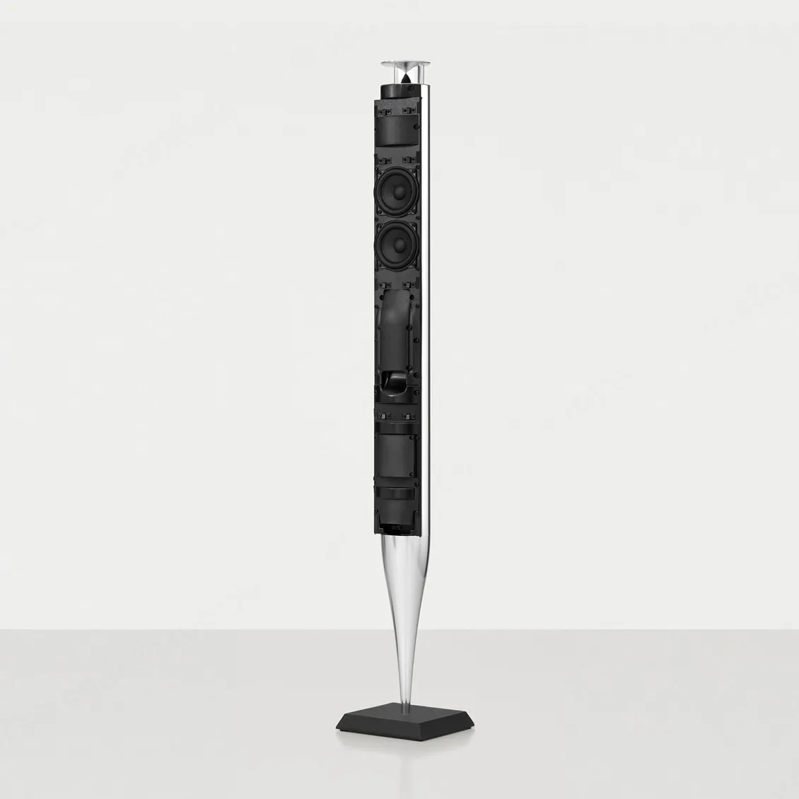 bang & olufsen רמקולים אלחוטיים בעיצוב אייקוני עם מערכת סאונד מתקדמת מבית Bang & Olufsen דגם Beolab 18 Gold Tone&Light Oak — תמונה 7