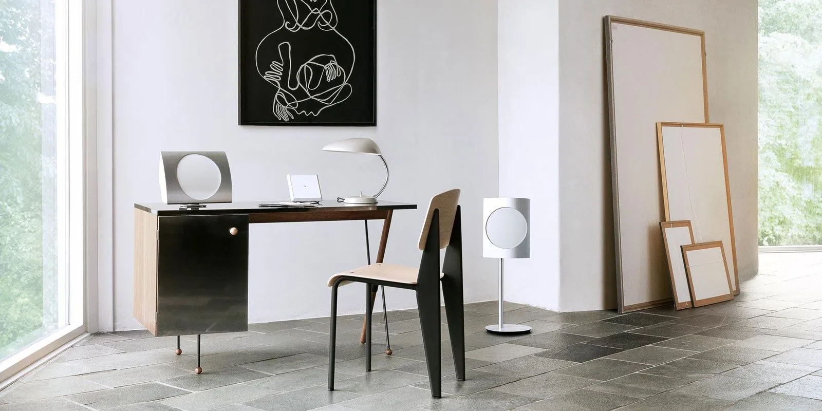 bang & olufsen רמקול אלחוטי מעוצב עם מגוון אפשרויות העמדה בצבע כסף מבית Bang & Olufsen דגם Beolab 17 Aluminium — תמונה 10