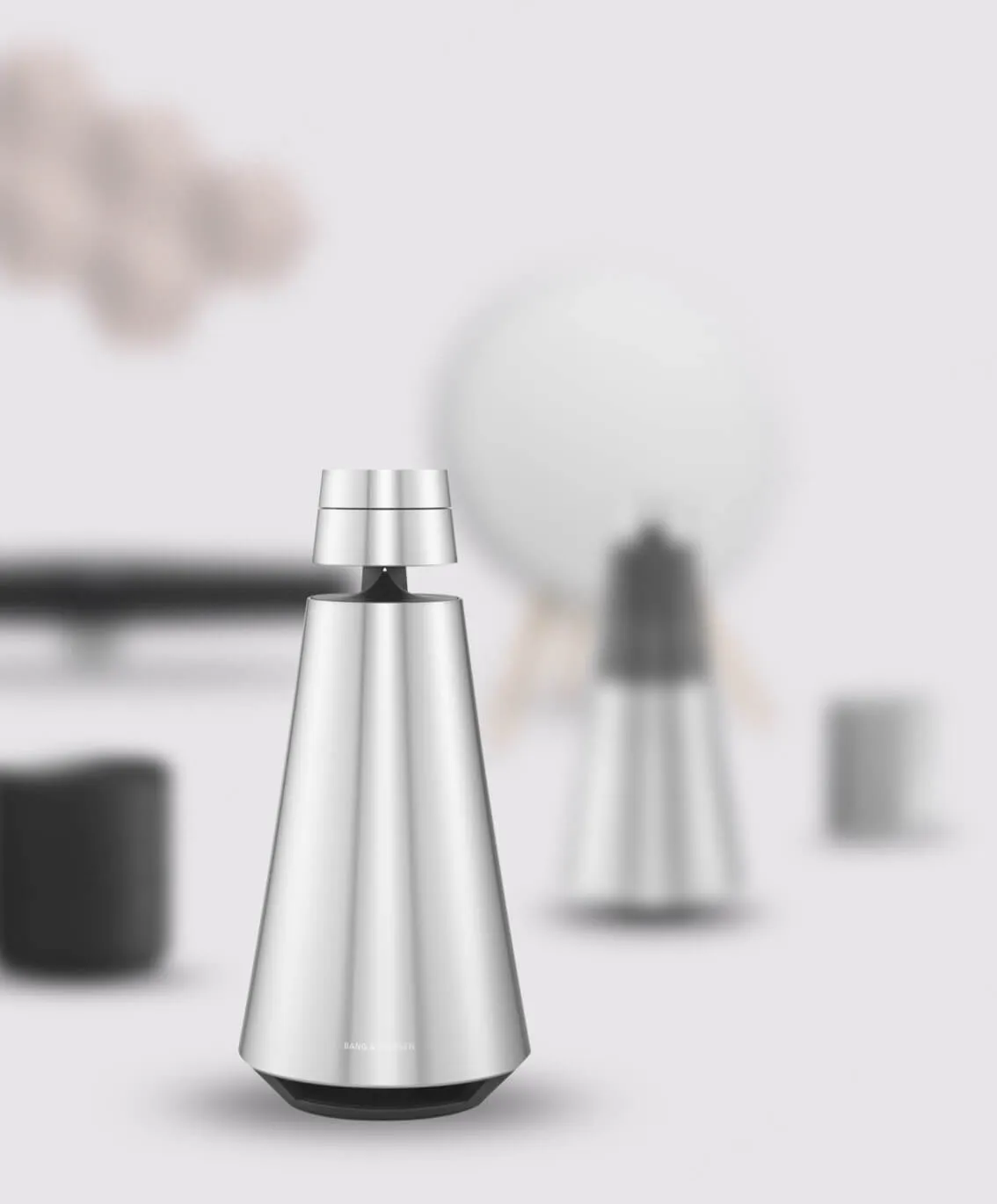 bang & olufsen רמקול Wi-Fi ביתי חכם עם עוזרת גוגל קולית צבע כסף מבית Bang & Olufsen דגם Beosound 1 natural — תמונה 5