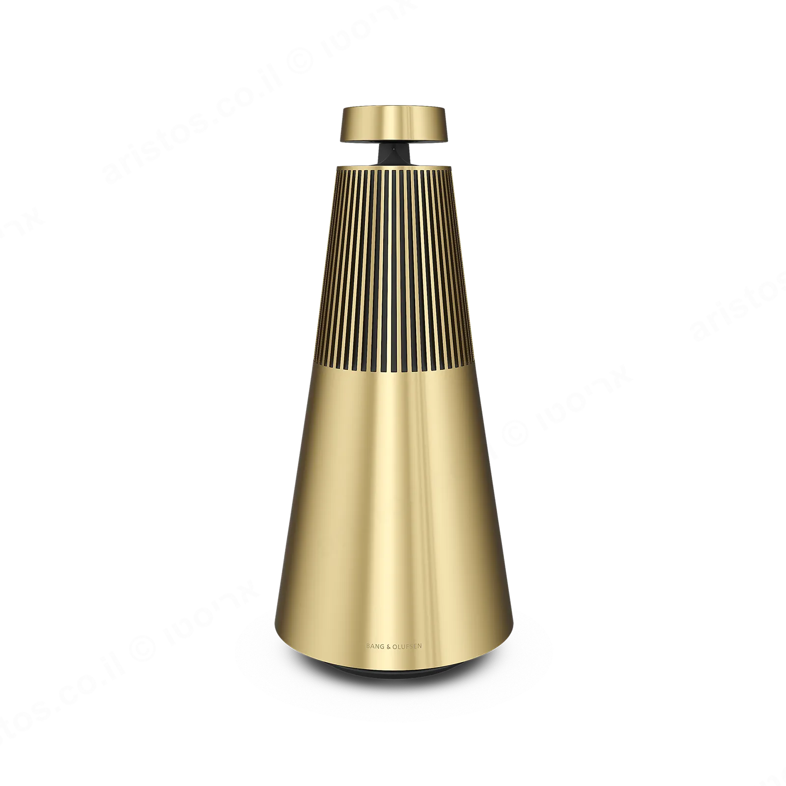 bang & olufsen רמקול עוצמתי עם טכנולוגיית העדשה האקוסטית צבע זהב מוברש מבית Bang & Olufsen דגם Beosound 2 Brass — תמונה 2