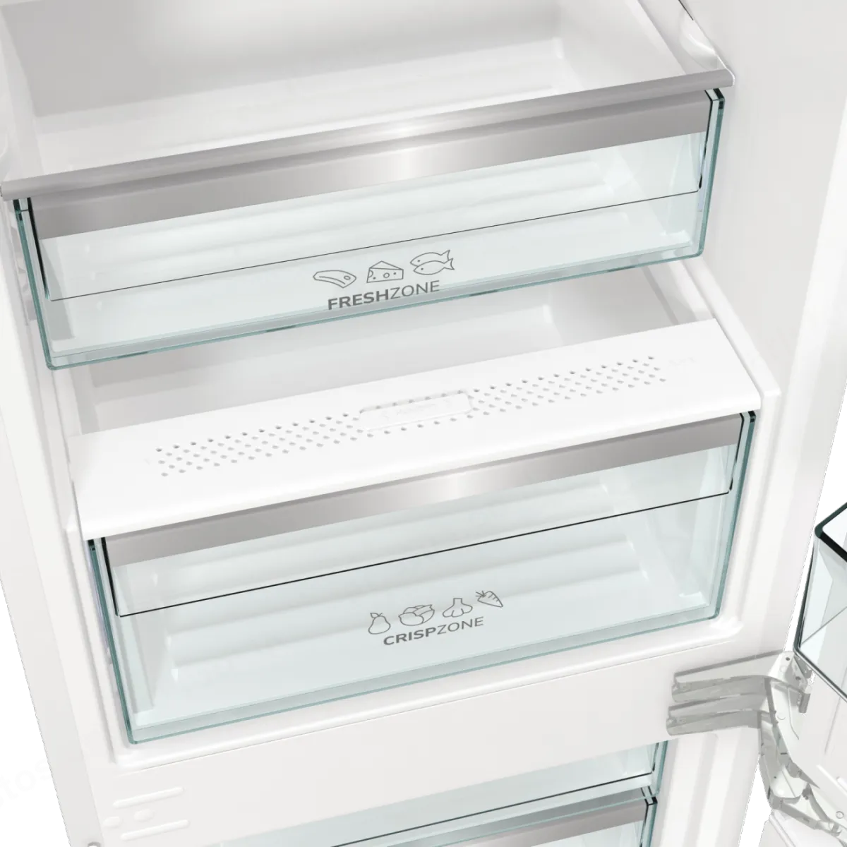 Gorenje מקרר אינטגרלי 60 ס"מ מקפיא תחתון גמיש 252 ליטר NoFrost Dual תוצרת Gorenje דגם NRKI517E62WF — תמונה 8