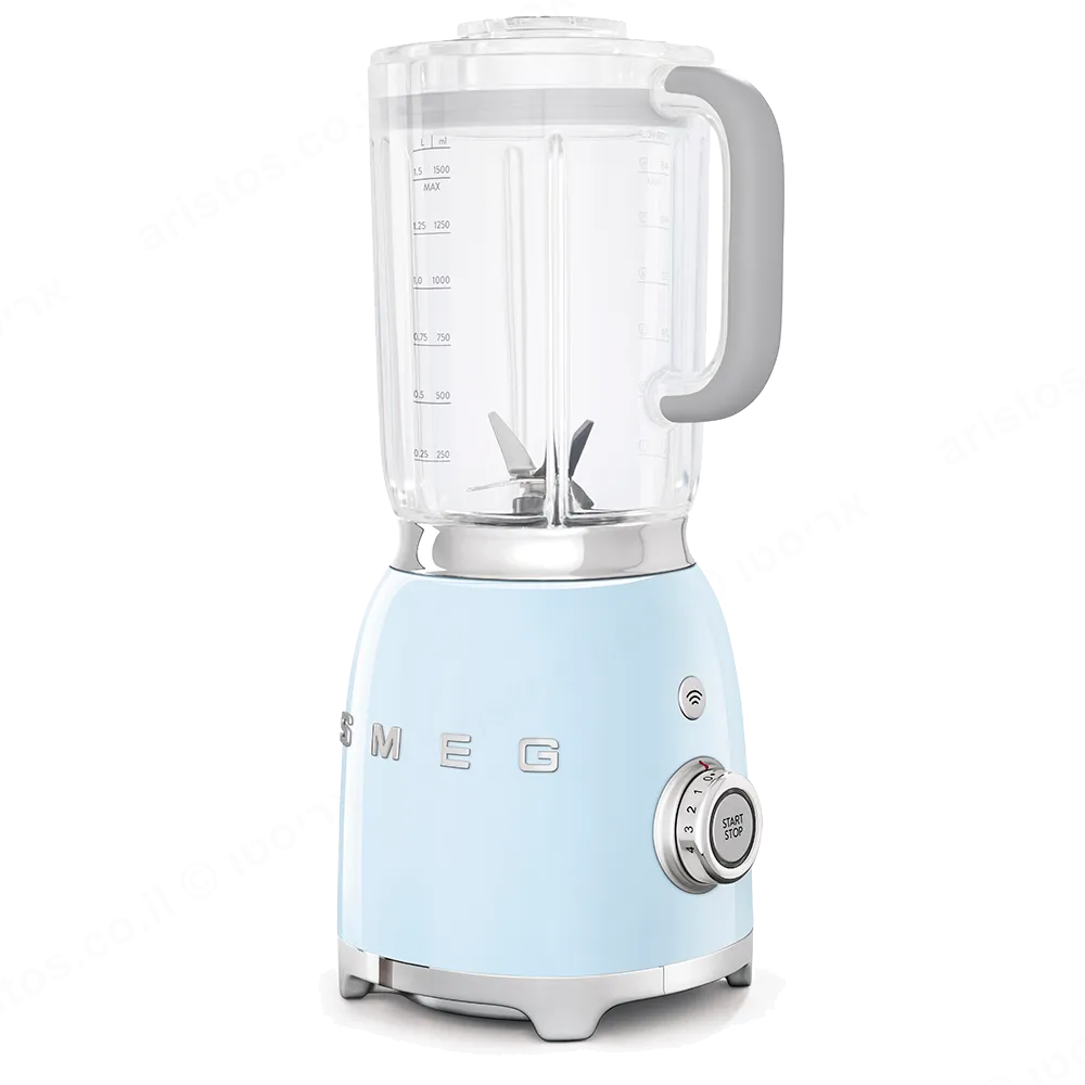 SMEG בלנדר צבע כחול פסטל מסדרת 50's Retro Style,תוצרת SMEG דגם BLF01PBEU — תמונה 2