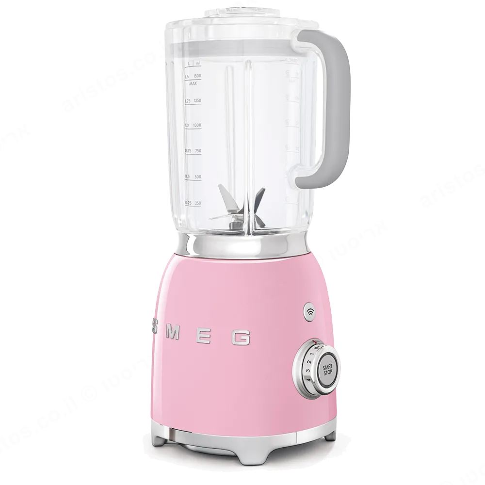 SMEG בלנדר צבע ורוד מסדרת 50's Retro Style,תוצרת SMEG דגם BLF01PKEU — תמונה 2