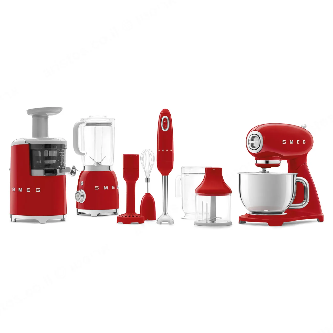 SMEG בלנדר צבע אדום מסדרת 50's Retro Style,תוצרת SMEG דגם BLF01RDEU — תמונה 5