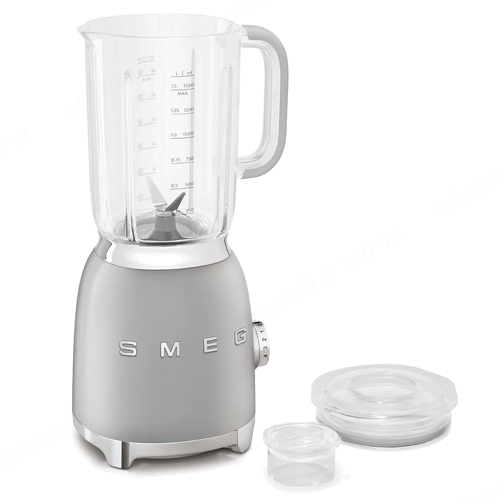 SMEG בלנדר צבע כסף מסדרת 50's Retro Style,תוצרת SMEG דגם BLF01SVEU — תמונה 3