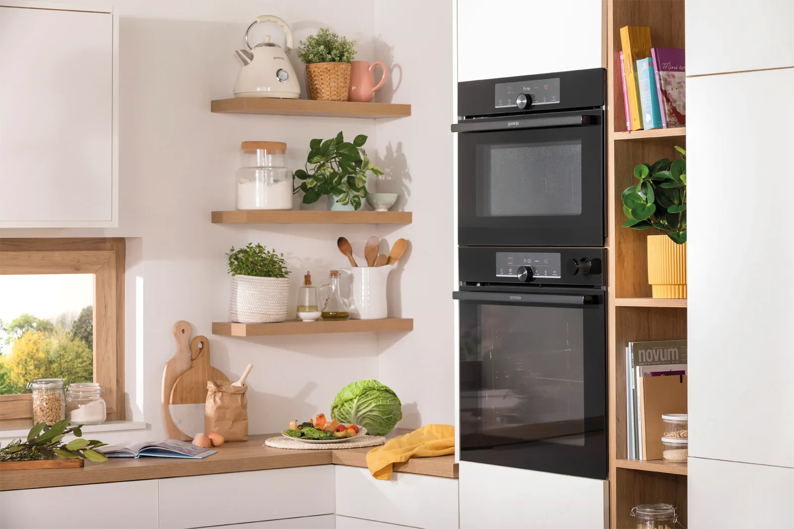 Gorenje תנור בנוי משולב מיקרוגל 45 ס''מ 50 ליטר ניקוי באדים AirFry+ גימור שחור מלא תוצרת Gorenje דגם BCM4547A10BG — תמונה 21