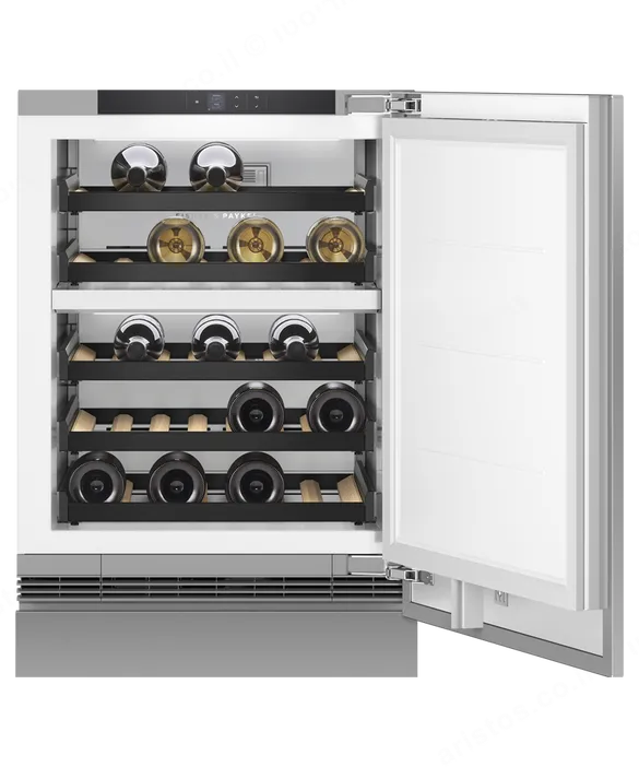 Fisher & Paykel מקרר יין אינטגרלי 60 ס"מ דלת אטומה 35 בקבוקים Under Counter סדרה 9 Dual Zone תוצרת FISHER&PAYKEL דגם RS6009V2R1 — תמונה 6